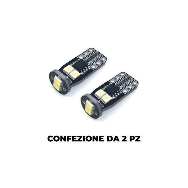 Phonocar 07710 coppia (2pz) di lampade X MOTO-AUTO 12V 6000K "T10W" CAN-BUS