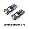 Phonocar 07710 coppia (2pz) di lampade X MOTO-AUTO 12V 6000K "T10W" CAN-BUS